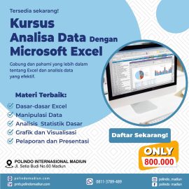 kursus Analisa Data Dengan Microsoft excel di Madiun