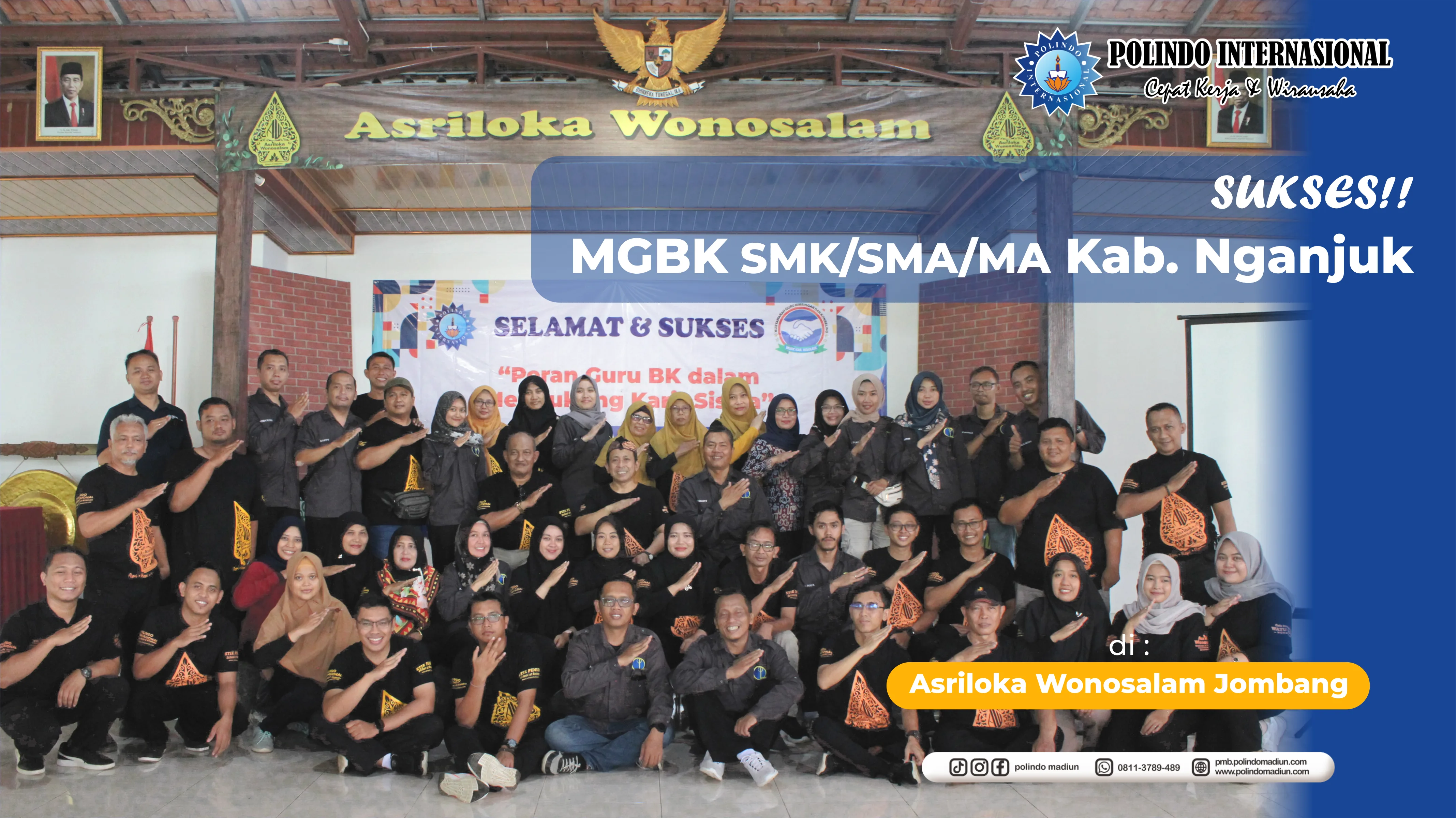 Melangkah Bersama MGBK Kabupaten Nganjuk di Asriloka Wonosalam