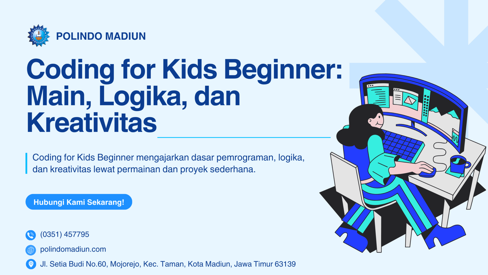 Coding for Kids Beginner: Main, Logika, dan Kreativitas - polindo madiun