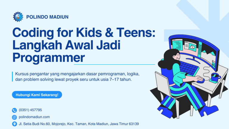 Jadi Programmer Coding for Kids & Teens: Langkah Awal Jadi Programmer - polindo madiun